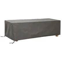Perel Schutzhülle für Gartentische 245 x 105 x 75 cm Grau