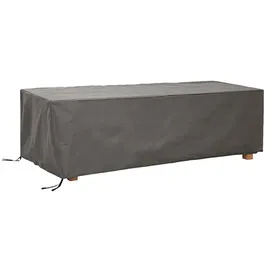 Perel Schutzhülle für Gartentische 245 x 105 x 75 cm Grau