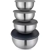 Joseph Joseph Nest Prep&Store Schüssel + Schale, Silber