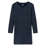 SCHIESSER Nachthemd Fine Interlock Blau 48