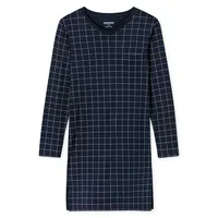 SCHIESSER Nachthemd Fine Interlock Blau 48