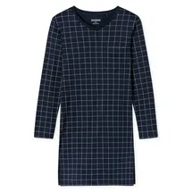 SCHIESSER Nachthemd Fine Interlock Blau 48
