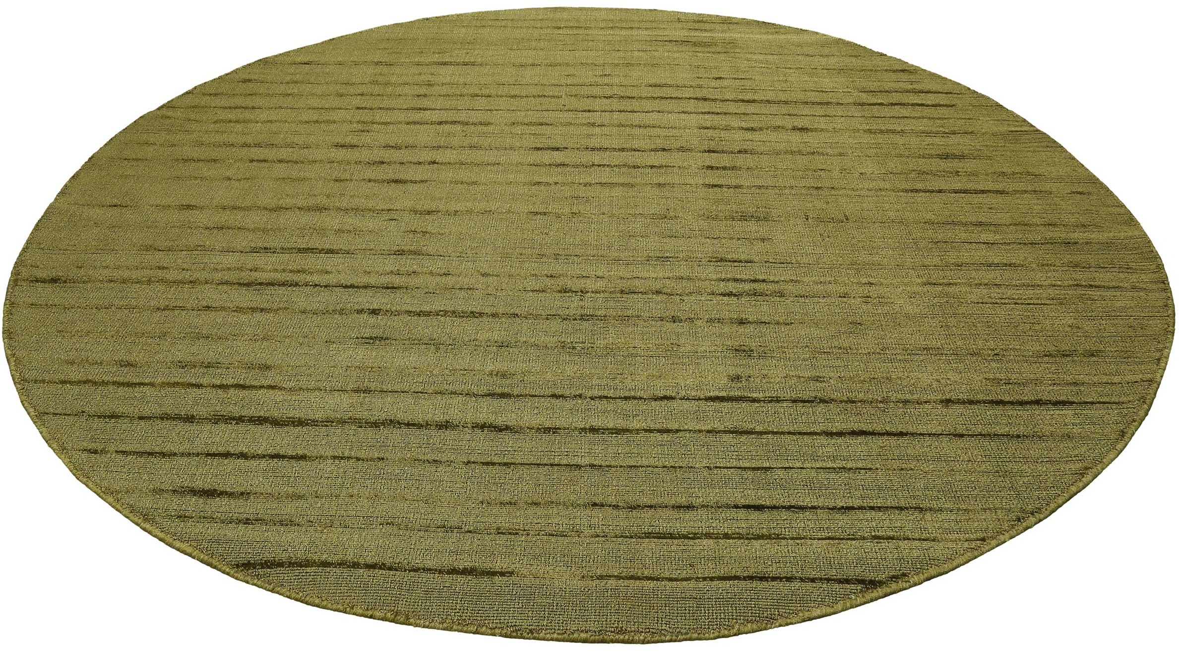 Esprit Teppich »Gil«, rund, handgewebt, seidig glänzend, schimmernde Farbbrillianz, Melangeeffekt ESPRIT grün Ø 200 cm