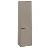 Villeroy & Boch Subway 3.0 Hochschrank C59301VM 40x171x36,2cm, Schanier rechts/Griff Volcano black, taupe