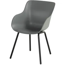 Schöner Wohnen Lieke Gartenstuhl 54 x 56 x 83 cm grau