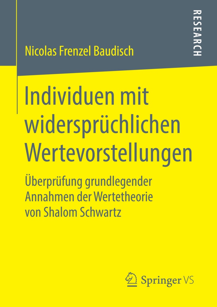 Individuen Mit Widersprüchlichen Wertevorstellungen - Nicolas Frenzel Baudisch  Kartoniert (TB)