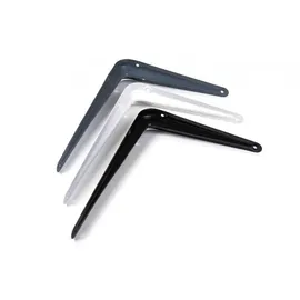 Buri 10er Regalwinkel L-Form 20x15cm weiß