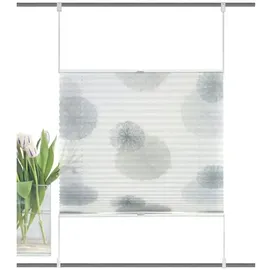 HOME WOHNIDEEN Schmidt Plissee Rawlins 80 x 130 cm Polyester Grau