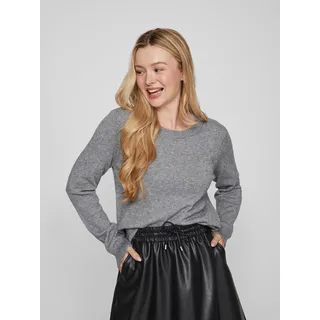 VILA Ril Pullover Medium Grey Melange 2XL