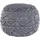 Beliani Pouf KAYSERI Baumwolle 40 x 40 x 40 cm Grau