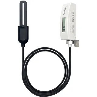 ECOWITT Bodenfeuchtesensor WH51L mit 1M Kabel, 8 Kanäle Blumen Pflanzen Feuchtigkeitsmonitor mit LCD Display, Outdoor Bodenfeuchtemessgerät, Indoor Boden Hygrometer Sensor für Haus Garten Bauernhof