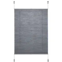 LIEDECO Klemmfix-Plissee Easy 70 x 130 cm Polyester Grau