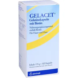 Almirall Hermal GmbH Gelacet Gelatinekapseln mit Biotin 320 St.