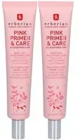 erborian Pink Primer & Care base de teint éclat Crème De Base 2x45 ml