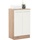 Sconto Pelipal Badezimmerschrank Quickset 380 in Sanremo Eiche Terra quer Nachbildung, 50 cm breit | weiß - Maße B: H: 81 T: 33.0