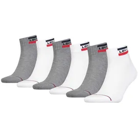 Levi's Socken 6er Pack Bunt/Grau 43-46