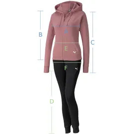 Puma Damen Trainingsanzug Clean Sweat Suit CL TR 671039-16 XXL - XXL