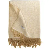 Tom Tailor Wooly Herringbone Plaid 130 x 170 cm Beige/Braun
