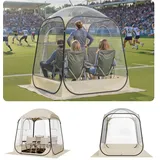Vevor Transparentes Zelt 160x160x182 cm