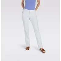 MAC Jeans Hose Bequeme Jeans Weiß 38/30