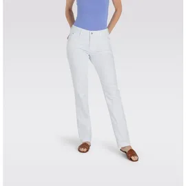 MAC Jeans Hose Bequeme Jeans Weiß 38/30