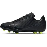 Jr Vapor 15 Club Fg/Mg Fußballschuh, Black Dk Smoke Grey Summit White Volt, 37.5 EU
