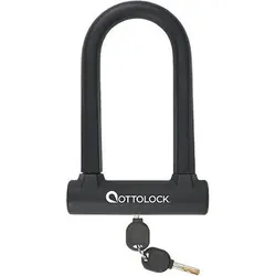 Fahrradschloss SIDEKICK Kompaktes U-Lock Fahrradschloss OTTOLOCK SCHWARZ No Size