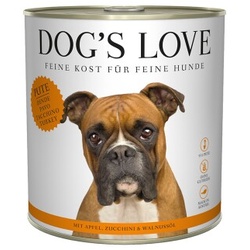 DOG'S LOVE Adult Classic 6x800g Pute mit Apfel & Zucchini