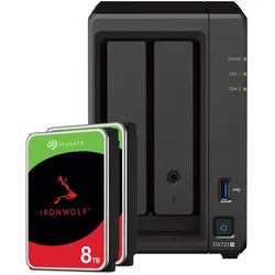 Synology DS723+ 16TB IronWolf NAS-Bundle NAS Synology DS723+ inkl. IronWolf 2x8TB