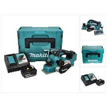 Makita DKP 181 RF1J Akku Hobel Falzhobel 82 mm 18 V Brushless + 1x Akku 3,0 Ah + Ladegerät + Makpac