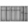 ninka Cuisio Besteckeinsatz für Legrabox 835 x 55 x 473 mm Grau