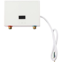 5500W Elektrisch Warmwasserbereiter mit Thermostat 28-55 °C (weißer Körper, weißer Bildschirm)