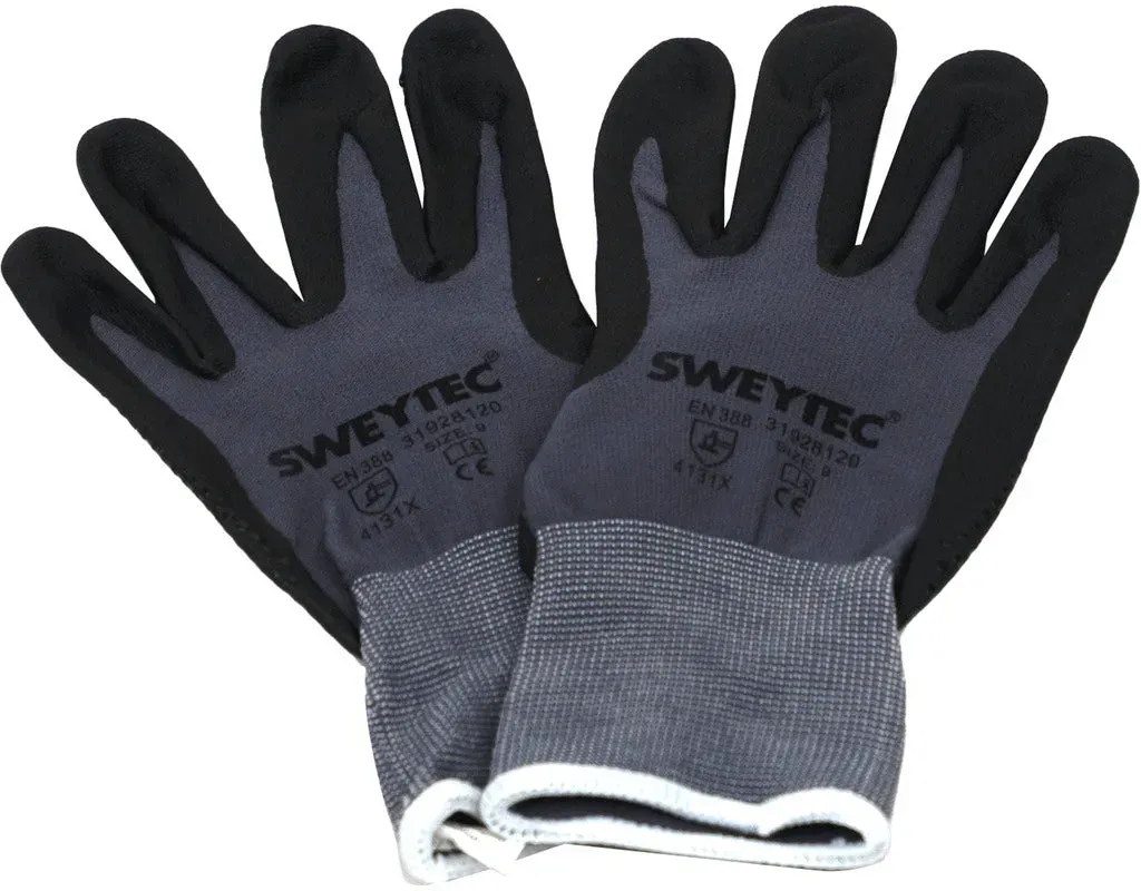 Strickhandschuh Sweytec -  gelb / 10 - schwarz / grau