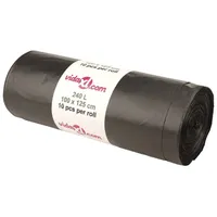 VidaXL Müllsäcke 150 Stk. Schwarz 240 L