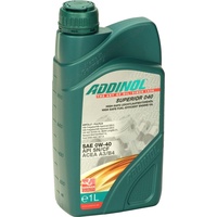 ADDINOL SUPERIOR 0W-40 A3/B4 Motorenöl, 1 Liter