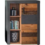 trendteam Stauraumschrank Indy Höhe 118 cm grau, Schränke, 62807136-0