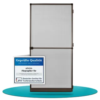 APANA Insektenschutz Tür 100 x 210 cm braun