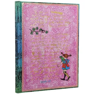 paperblanks ltd. 18-Monatskalender Pippi Langstrumpf 2026-2027 Ultra Vertikal
