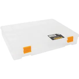 Perel Sortimentskasten Kunststoff 324 x 247 x 51 mm transparent/Gelb