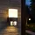 WOFI Außenleuchte Aluminium schwarz H 28 cm B 15,5 cm T 13,5 cm 1x LED 10,5 W 660 lm