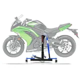 Zentralständer passend für Kawasaki ER-6f 12-16 blau Motorradheber ConStands Power-Evo