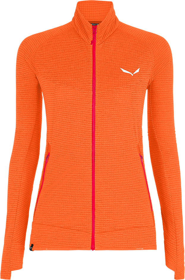 Salewa Pedroc Polarlite R Damen Fleecejacke red orange