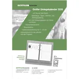 Zettler Umlegkalender 1T/2S Gelb 2026