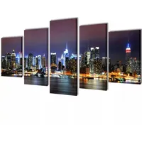 VidaXL Bilder Dekoration Set York in Farbe 200 x