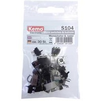 Kemo S104 Mikroschalter-Sortiment S104 tastend 30 Teile