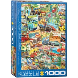EUROGRAPHICS Puzzle EuroGraphics 6000-5628 Alte Reisewerbung Puzzle, 1000 Puzzleteile bunt