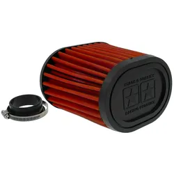 Racingluftfilter Stage6 DRAG RACE Airbox Orange 44 / 49 mm Anschluss