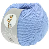 Lana Grossa Häkelwolle Soft Cotton Blau 50 g