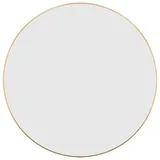 vidaXL Wandspiegel Golden Ø 60 cm Rund