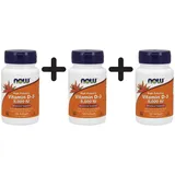 NOW Foods Vitamin D3 5000 IU 120 Weichkapseln)